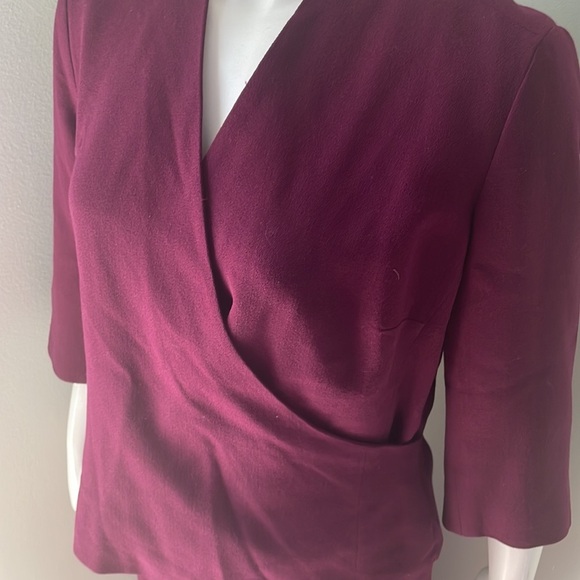 Talbots Raspberry Wool Suit - Picture 3 of 15